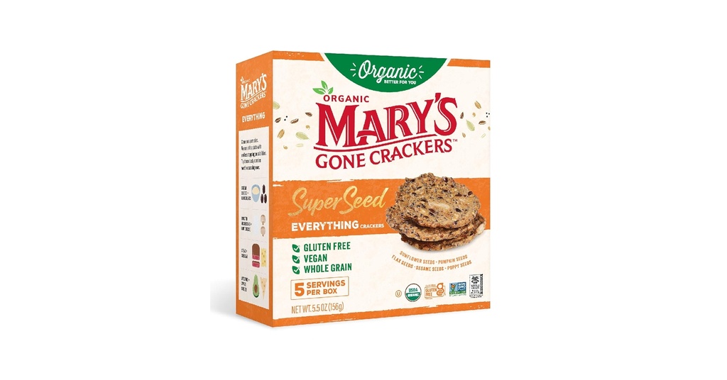 GALLETAS MARYS GONE CRACKERS ORGANIC SUPER SEED 113 GR