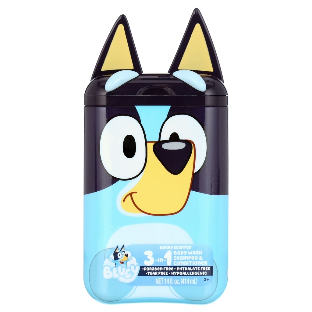 BLUEY 3EN1 BODY WASH - SHAMPOO & ACONDICIONADOR 414 ML