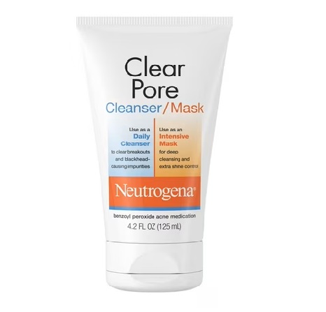 CLEAR PORE NEUTROGENA CLEANSER/MASK 125ML