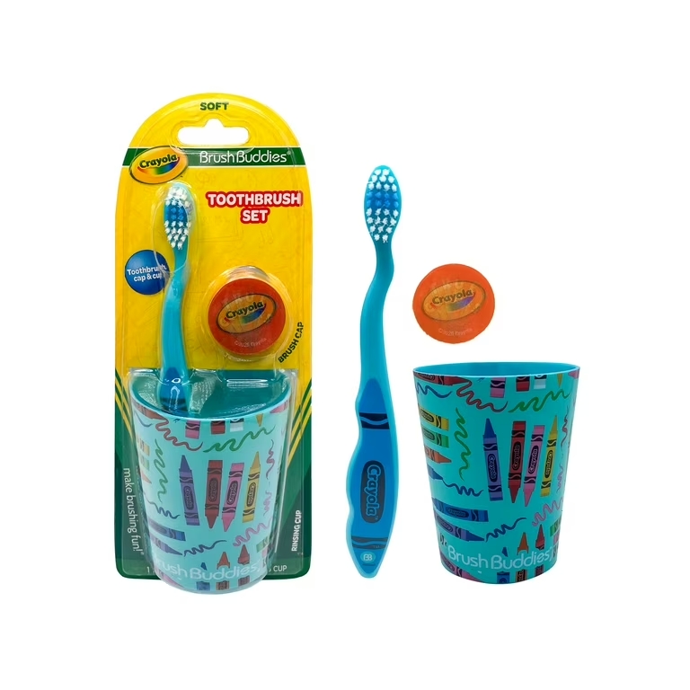 TOOTHBRUSH SET 3 PIEZAS CRAYOLA