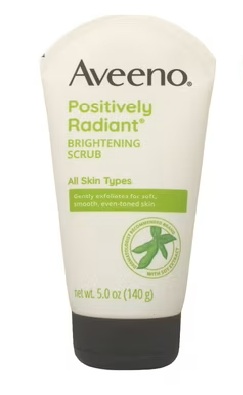 AVEENO POSITIVELY RADIANT SCRUB TOODO TIPO DE PIEL