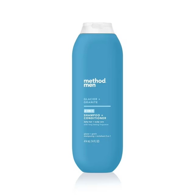METHOD MEN GLACIER + GRANITE. SHAMPOO + CONDITIONER 414ML