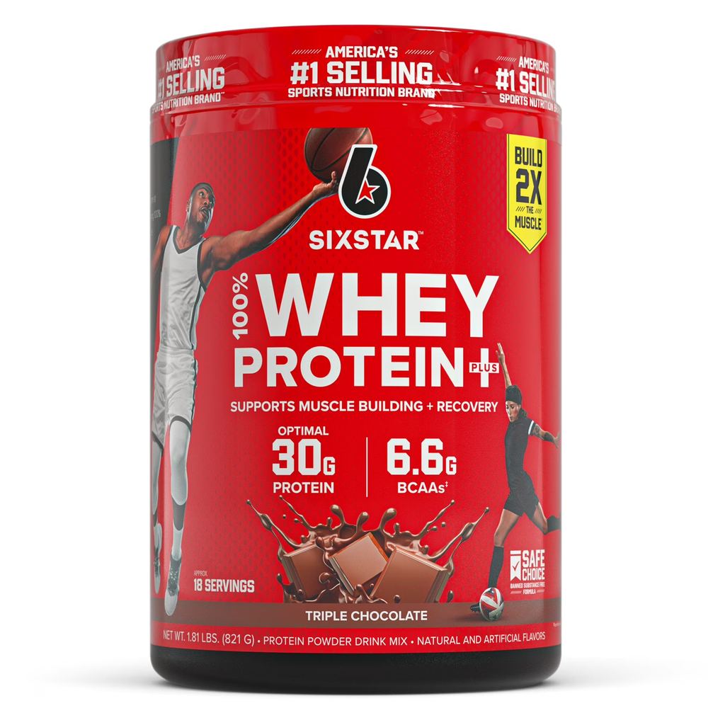 WHEY PROTEIN PLUS SABOR TRIPLE CHOCOLATE 1.86KG SIXSTAR