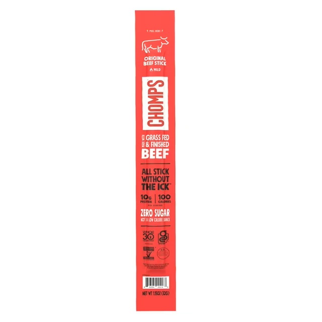 CHOMPS ORIGINAL BEEF STICK MILD 32G