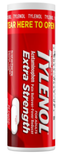 TYLENOL ACETAMINOFEN EXTRA STRENGTH 500 MG 10 CAP