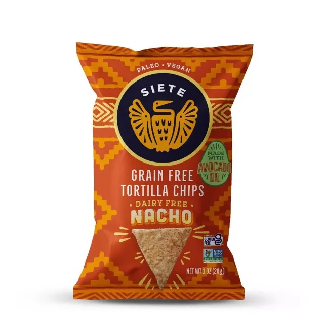 TORTILLA CHIPS NACHO SIETE 28 GR