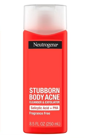 NEUTROGENA STUBBORN BODY ACNE LIMPIADOR Y EXFOLIANTE 250ML