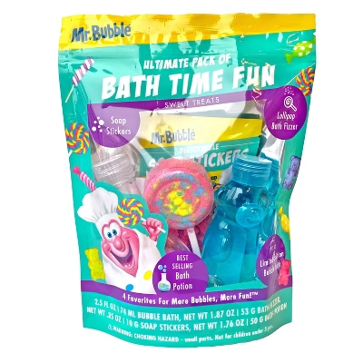 ULTIMATE PACK OF BATH TIME FUN MR. BUBBLE