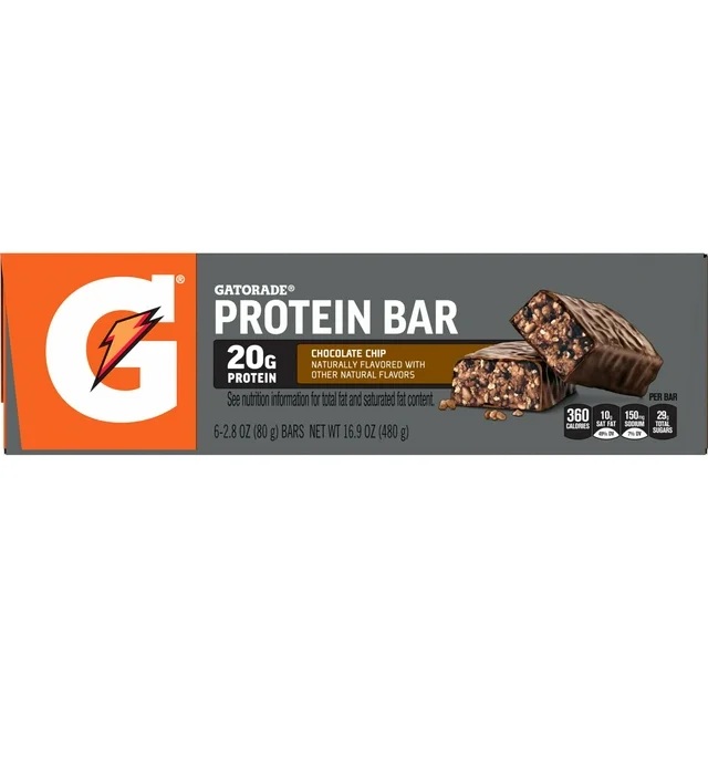 GATORADE CHOCOLATE CHIP BARRA PROTEICA 80G