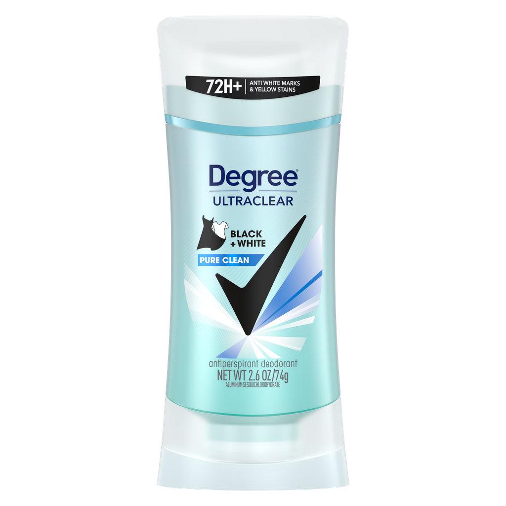 DESODORANTE DEGREE BLACK+WHITE ULTRACLEAN 74 GR