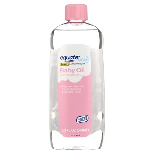 BABY OIL HIPOALARGENICO 591ML EQUATE BABY