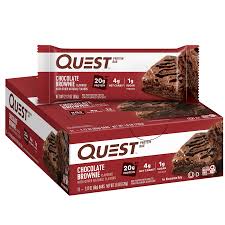 BARRA PROTEICA CHOCOLATE CHOCOLATE BROWNIE QUEST  60 GR