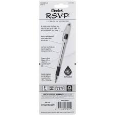 PENS BLACK 2-PC PENTEL RSVP
