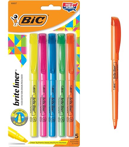 MARCADORES PERMANENTE COLORES 5-PC BIC