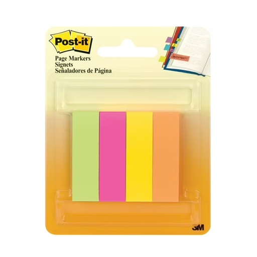 POST-IT MARCA PAGINAS 5 COLORES 50HOJAS