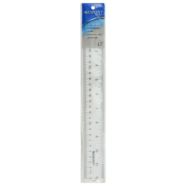 REGLA ACRILICA 30CM