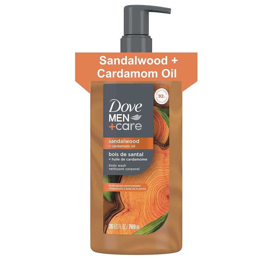 BODY WASH DOVE MEN CARE SANDALWOOD + CARDAMON OIL 769ML