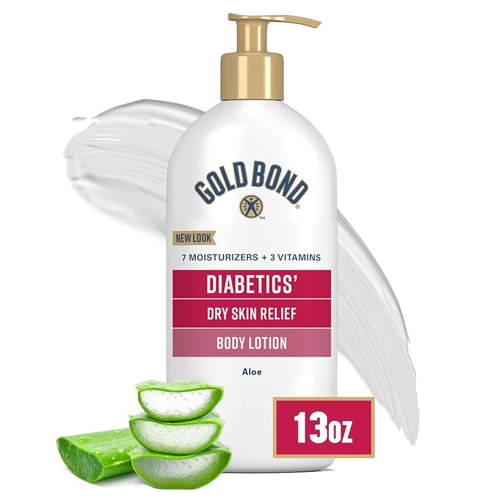 BODY LOTION DIABETICS DRY SKIN RELIEF 368G GOLD BOND