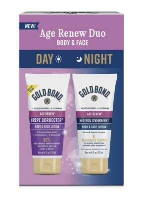 AGE RENEW DUO BODY & FACE GOLD BOND