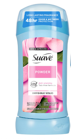 SUAVE POWDER INVISIBLE SOLID 34 GR