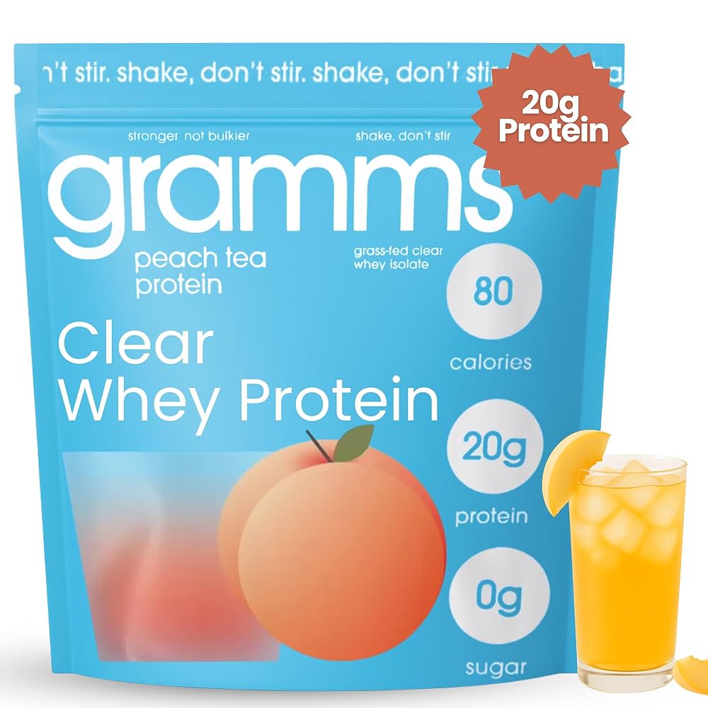 GRAMMS PEACH TEA PROTEIN WHEY ISOLATE 456G