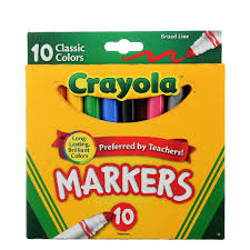 MARCADORES DE COLORES 10-PC CRAYOLA