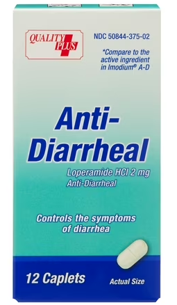 ANTI-DIARRHEAL LOPERAMIDE 12 CAP QUALITY PLUS