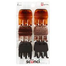 CLAW CLIPS ALL HAIR 6 PIEZAS CONAIR