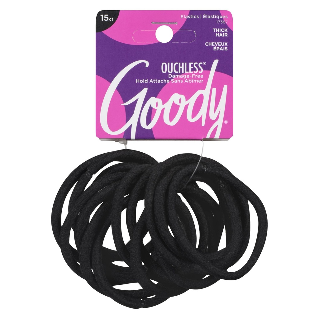 COLITAS ELASTICAS NEGRAS GOODY 15 CT