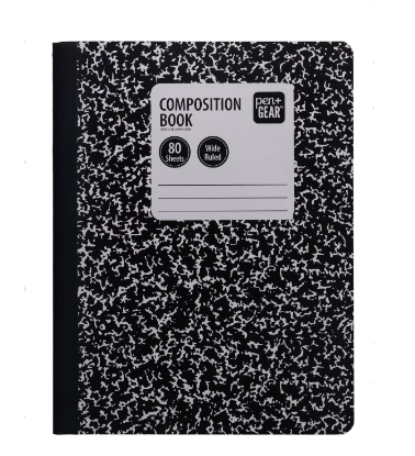 NOTEBOOK COMPOSITION PEN+GEAR 80 SHEETS