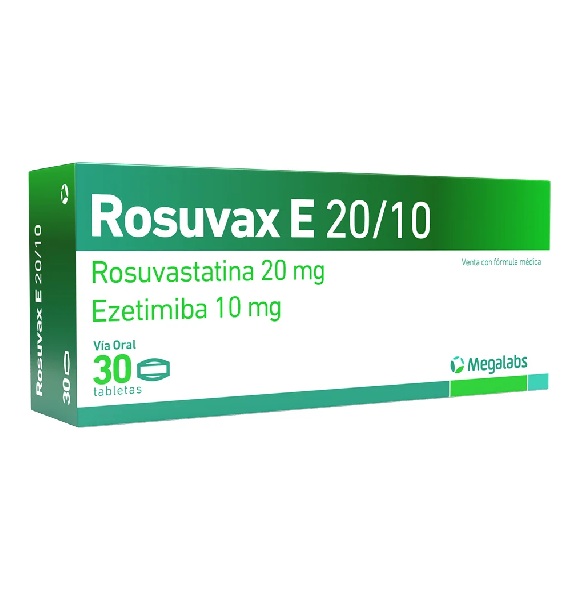 ROSUVAX E 20MG/10MG 30TABLETAS MEGALABS
