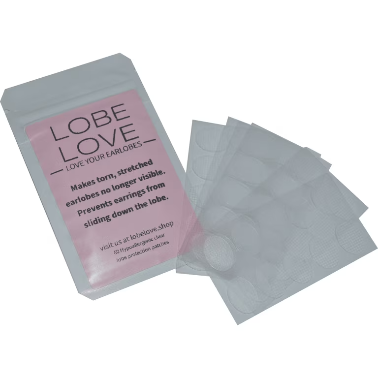 HYPOALLERGENIC CLEAR PARCHES 60 UNID LOBE LOVE