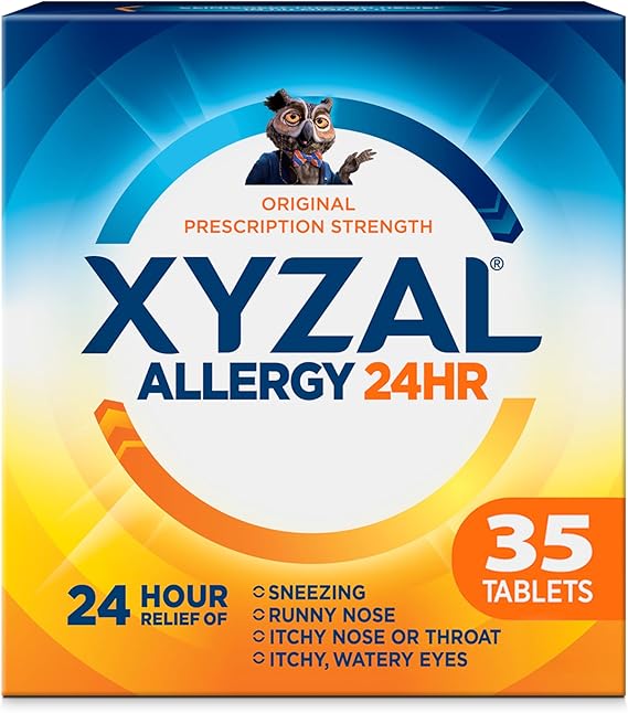 ALLERGY XYZAL 24 HOUR RELIEF OF 35 TABLETS