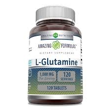 L-GLUTAMINE 1000mg x 120 TABLETAS AMAZING FORMULAS
