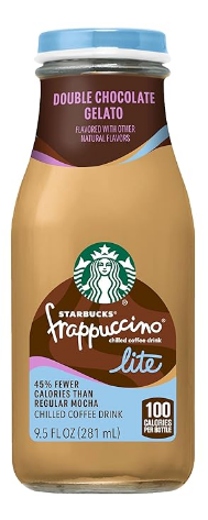 CAFE FRIO STARBUCKS FRAPPUCCINO DOUBLE CHOCOLATE GELATO 281 ML
