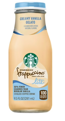 CAFÉ FRÍO STARBUCKS FRAPPUCCINO CREAMY VAINILLA GELATO 281 ML