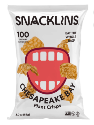 SNACKLINS CHESAPEAKE BAY PLANT CRISPS 85 GR