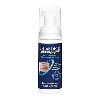 LIMPIADOR DE PARPADOS EN ESPUMA ORIGINAL 50ML + 100PADS OCUSOFT