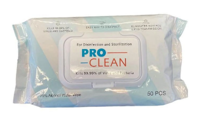 DISINFECTING WIPES PRO CLEAN 40 PCS