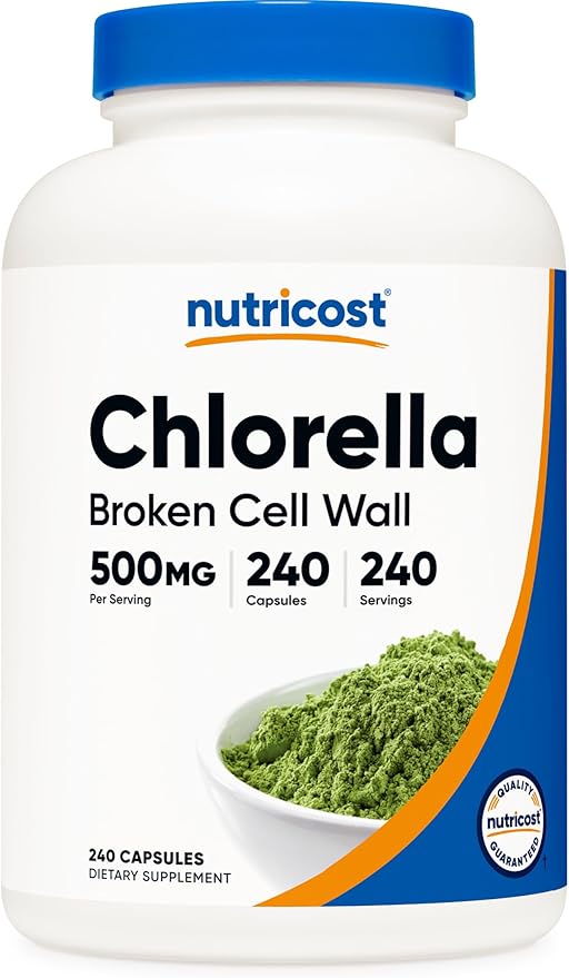 CHLORELLA 500MG 240CAP NUTRICOST