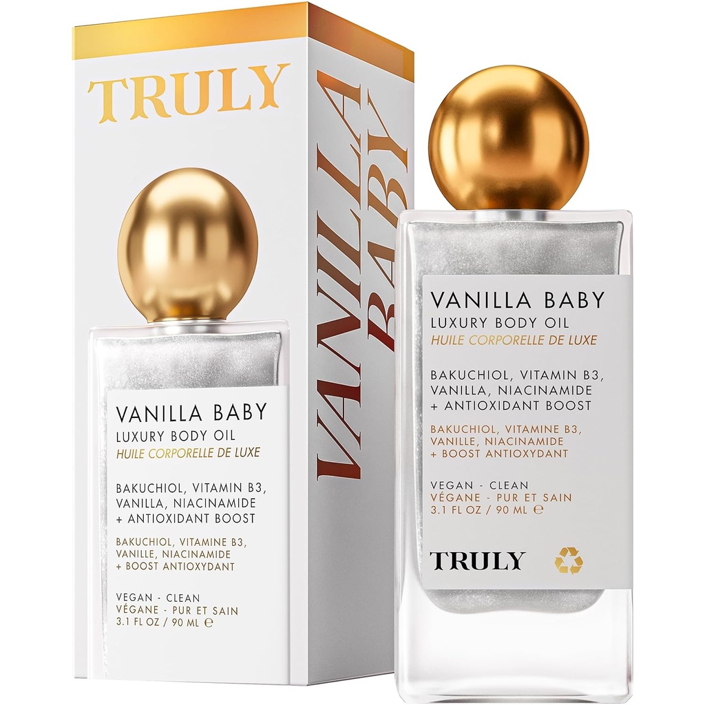 VAINILLA BABY LUXURY BODY OIL 90ML TRULY