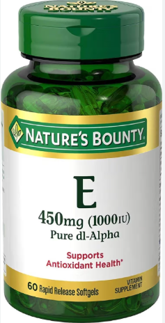 VITAMINA E 450 MG 1000 IU 60 RAPID RELEASE SOFTGELS NATURES BOUNTY