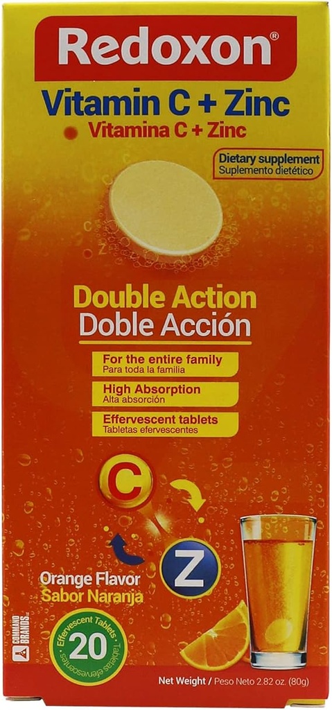 REDOXON DOBLE ACCION 20 TAB EFERVESCENTES