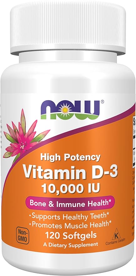VITAMINA D-3 10.000 IU 120 SOFTGELS NOW