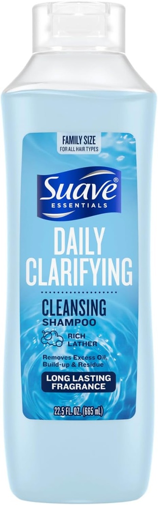 SHAMPOO CLEASING LONG LASTING FRAGANCE SUAVE 665 ML