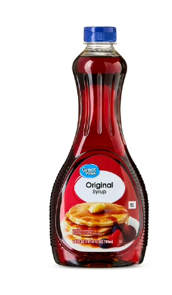 GREAT VALUE SYRUP ORIGINAL 709 ML