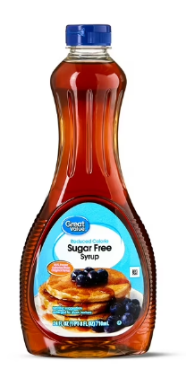 GREAT VALUE SYRUP SUGAR FREE 710 ML