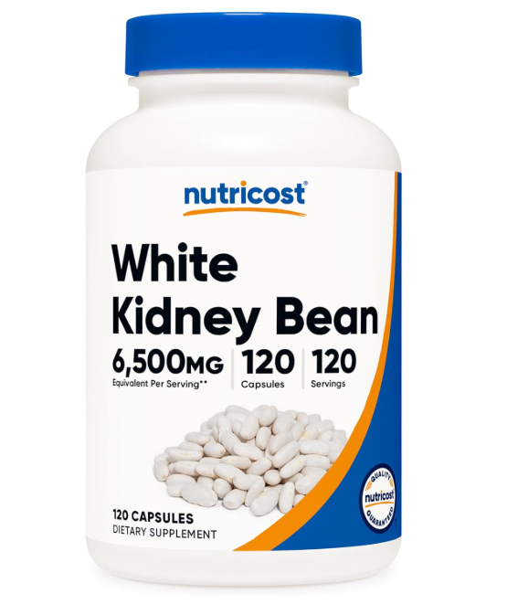 WHITE KIDNEY BEAN 6500 MG 120 CAP NUTRICOST