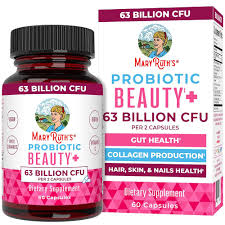 PROBIOTIC BEAUTY + 63 BILLION CFU X 60 CAPS MARY RUTHS