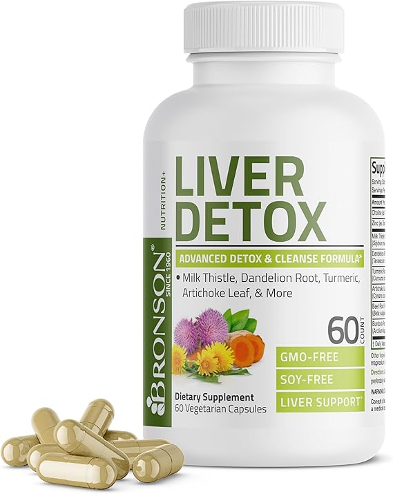 LIVER DETOX 60 COUNT BRONSON SINCE 1960